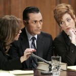 Sonny sandwiched between my two fave lawyers.
