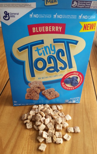General Mills Tiny Toast Cereal Box