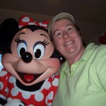 Posing with Minnie after fabulous brunch at Chef Mickey's...do you think they deliver?
