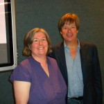 With Dave Barry at the WeGiveBooks.org Press Conference