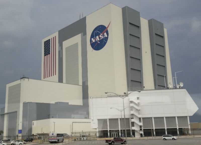 Kennedy Space Center Vehicle Assembly Building VAB Travel Vacation CollegeTourCation